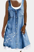 Agnes | Denim Kjole