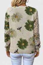 Emilie | Blomstret cardigan