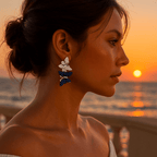 Emma | Sommerfugl øreringe