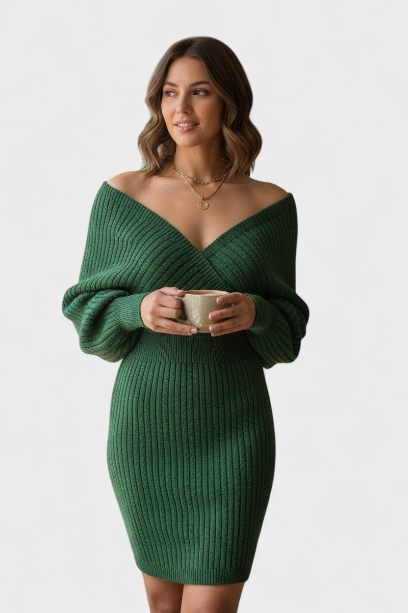 Klara™ | Elegant Omslagskjole med V-hals