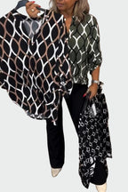 Lene | Grafisk Ivy-bluse