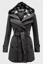 Leona™ | Elegant dobbeltradet frakke