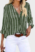 Luna | Stribet bluse