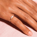Marie | Guldring zirkon