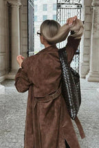 Mille™ | Elegant ruskindstrenchcoat