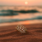 Olivia | Guld ringsæt