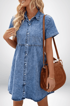 Rosa | Denim Kjole