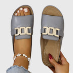 Silje | Guldspænde Sandaler